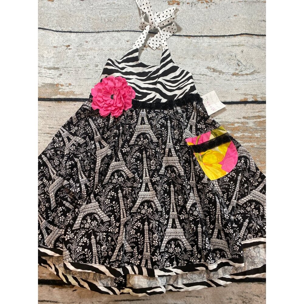 Giggle Moon Eiffel Tower Dress/tunic NWT